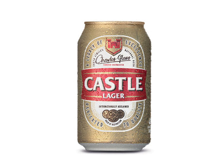 Castle Lager Beer Can 34 cl x12
