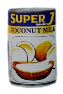 Super J Coconut Milk 400 ml x6