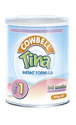 Cowbell Tina Follow Up Formula 1 0-6 Months 400 g