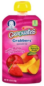 Gerber Graduates Grabbers Apple Mango & Strawberry 120 g