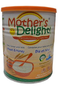Mother's Delight Baby Cereal With Milk Wheat & Honey 6 Months+ 400 g