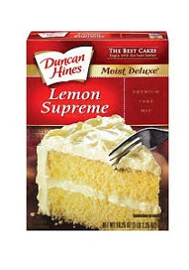 Duncan Hines Moist Deluxe Lemon Supreme Cake Mix 468 g