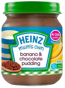 Heinz Mum's Own Banana & Chocolate Pudding 4-36 Months 120 g