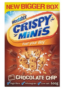 Weetabix Crispy Minis Chocolate Chip 600 g