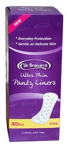 Dr Brown's Ultra Thin Pantyliners Long x40
