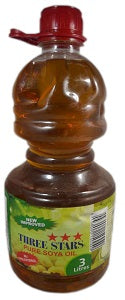 Three Stars Pure Soya Oil 3 L