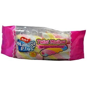 Erko Mallow Plus Twist Stick Mallow Strawberry 80 g