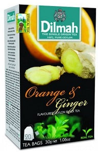 Dilmah Orange & Ginger Ceylon Black Tea 30 g x20