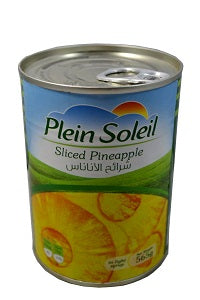 Plein Soleil Sliced Pineapples 565 g