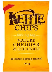 Kettle Chips Mature Cheddar & Red Onion 100 g