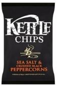 Kettle Chips Sea Salt & Crushed Black Pepper Corns 100 g