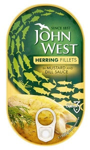John West Herring Fillet In Mustard Dill Sauce 160 g