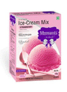 Moments Instant Ice Cream Mix Strawberry 100 g