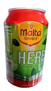 Malta Guinness Malt Drink Herbs Lite Can 33 cl
