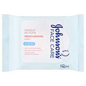 Johnson's Face Care Make Up Be Gone Moisturising Wipes x25