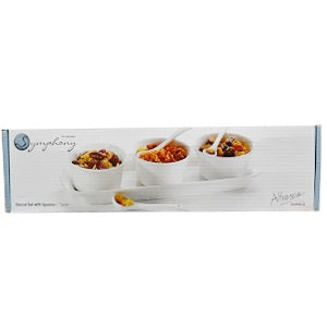 Symphony Alfresco Sauce Set With Spoons x7