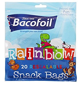 Baco Rainbow Snack Bags 210 mm x 115 mm x20