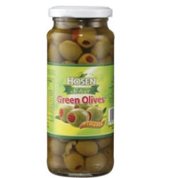 Hosen Select Green Olives Pimento 350 g