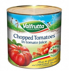 Valfrutta Chopped Tomatoes In Tomato Juice 400 g