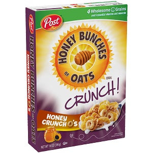 Post Honey Bunch Of Oats Cereal Crunch 396 g