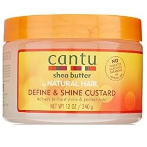 Cantu Shea Butter Natural Define & Shine Custard 340 g