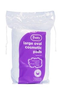 Pretty Large Oval Cosmetics Pads x50