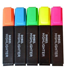 Dobel Highlighter x5 (Blue Green Lemon Orange Pink)