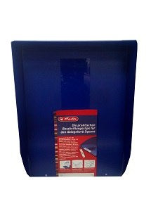 Herlitz Filing Tray Square With Clip - Blue