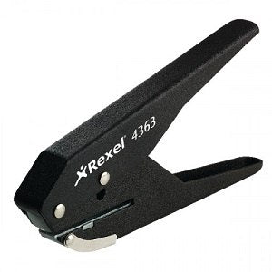 Rexel S120 1 Hole 20 Sheet Plier Punch - Black