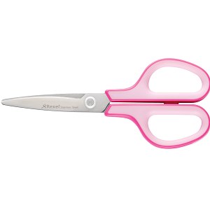 Rexel X3 Stainless Steel Scissors - Pink