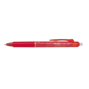 Pilot Frixion Cliker Roller Ball Erasable Pen 0.5 mm - Red