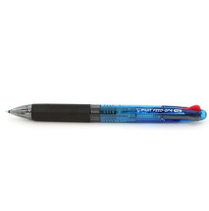 Pilot Feed GP4 4 Colour Pen - Blue