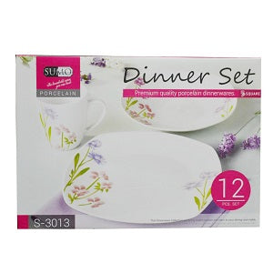 Sumo Porcelain Dinner Set Karine x12