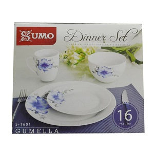 Sumo Porcelain Dinner Set Gumella x16