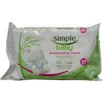 Simple Baby Moisturising Wipes With Soothing Camomile x64