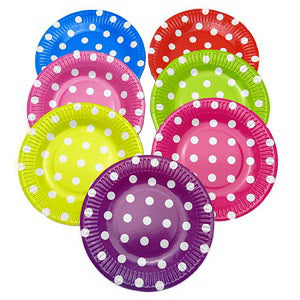 Disposable Paper Plates x10