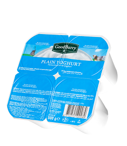 GoodBurry Yoghurt Plain Sweetened 125 g x4