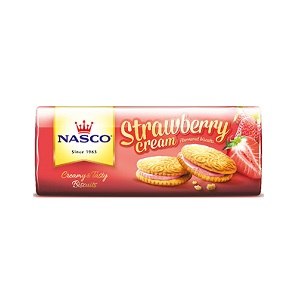 Nasco Cream Biscuits Strawberry 110 g