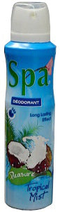 Spa Deodorant Spray Pleasure Tropical Mist 200 ml