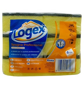 Logex Spugna Fibra x6