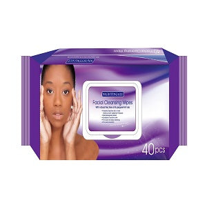 Nightingale Facial Cleansing Wipes With Mint Oil x40