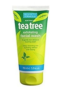 Beauty Formulas Facial Wash Tea Tree Exfoliating 150 ml