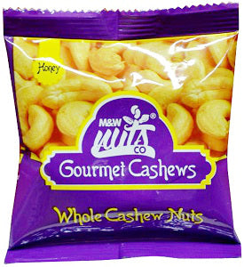 M & W Gourmet Whole Cashew Nuts Honey Sachet 50 g