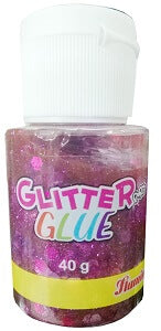 Flamingo Glitter Art Glue Purple 40 g
