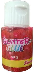 Flamingo Glitter Art Glue Red 40 g