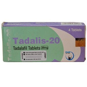 Tadalis 20 mg 4 Tablets