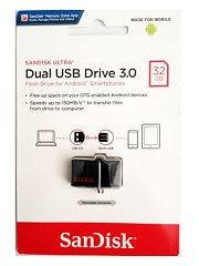 SanDisk Ultra Dual USB 3.0 Flash Drive 32 GB