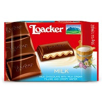 Loacker Milk Chocolate With Milk Cream 55 g