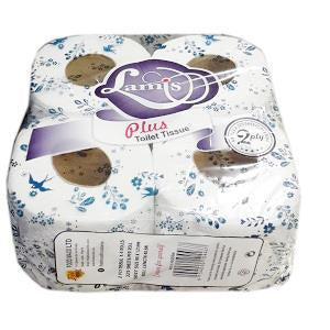 Lamis Toilet Tissue Plus 2 Ply 4 Rolls x12