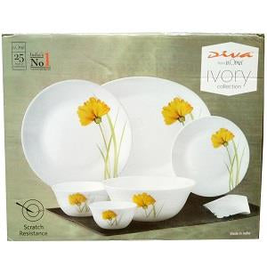 Diva La Opala Ivory Collection Dinner Set x44